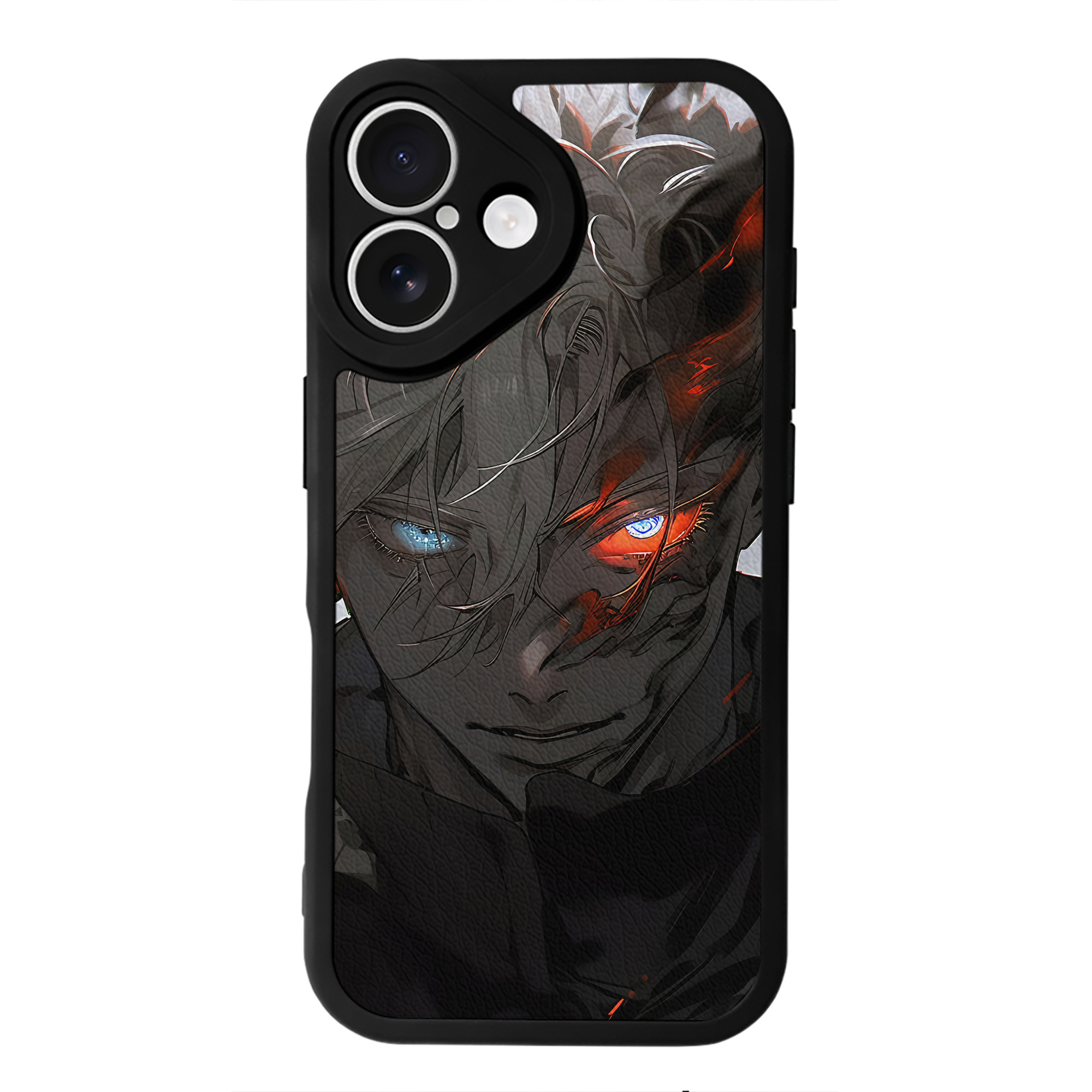 （画像用） 呪術廻戦 Jujutsu Kaisen 【iPhone 16シリーズ対応】シリコンスマホケース（レザー調） 材質：シリコン